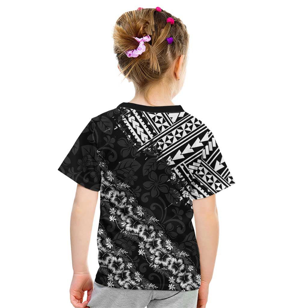 Hawaii Papakolea Born And Raised Kid T Shirt Hawaiian Tribal Pattern
