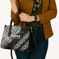 Hawaii Papakolea Born And Raised Leather Bag Hawaiian Tribal Pattern