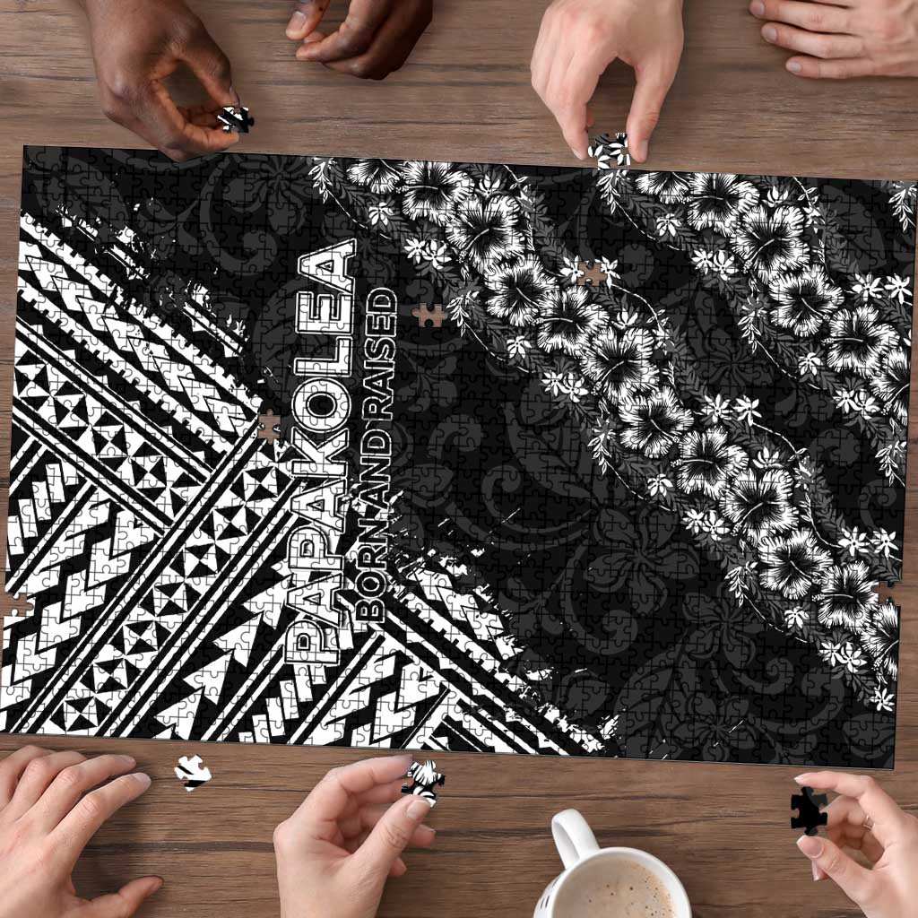 Hawaii Papakolea Born And Raised Puzzle Hawaiian Tribal Pattern