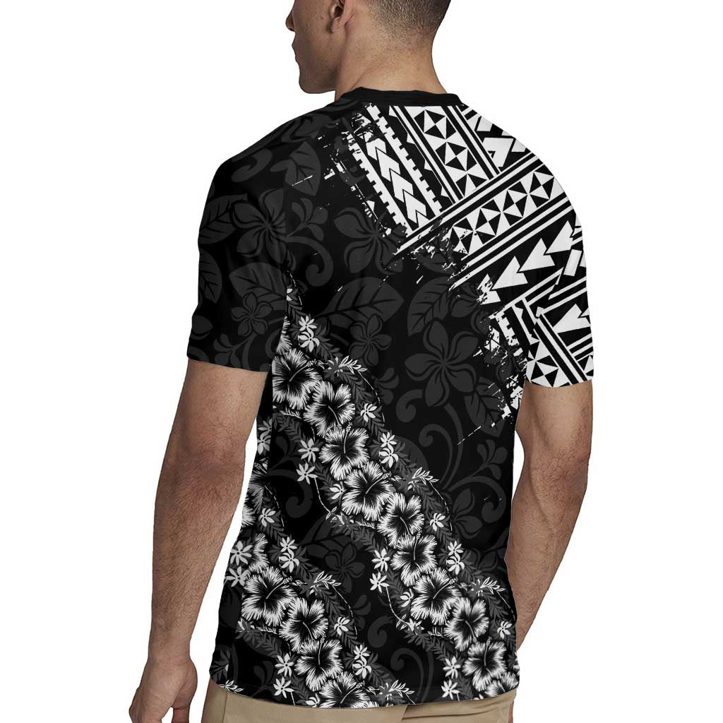 Hawaii Papakolea Born And Raised Rugby Jersey Hawaiian Tribal Pattern