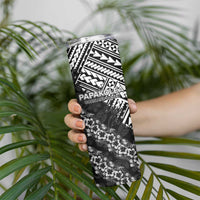 Hawaii Papakolea Born And Raised Skinny Tumbler Hawaiian Tribal Pattern