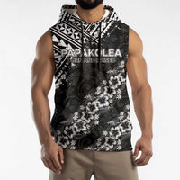 Hawaii Papakolea Born And Raised Sleeveless Hoodie Hawaiian Tribal Pattern