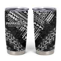 Hawaii Papakolea Born And Raised Tumbler Cup Hawaiian Tribal Pattern