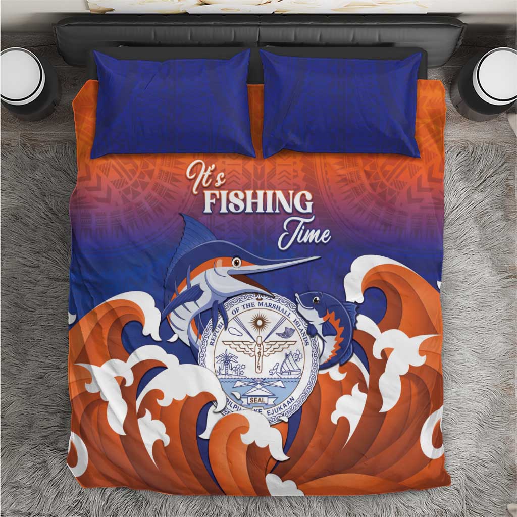 Marshall Islands Fishermen's Day Bedding Set It's Fishing Time