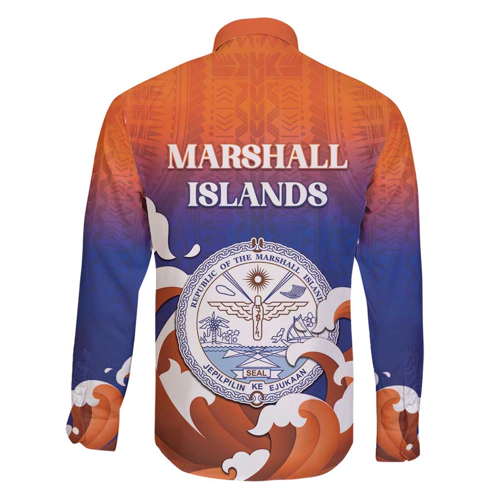 Marshall Islands Fishermen's Day Family Matching Mermaid Dress and Hawaiian Shirt It's Fishing Time