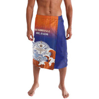 Marshall Islands Fishermen's Day Lavalava It's Fishing Time LT05 Orange - Polynesian Pride