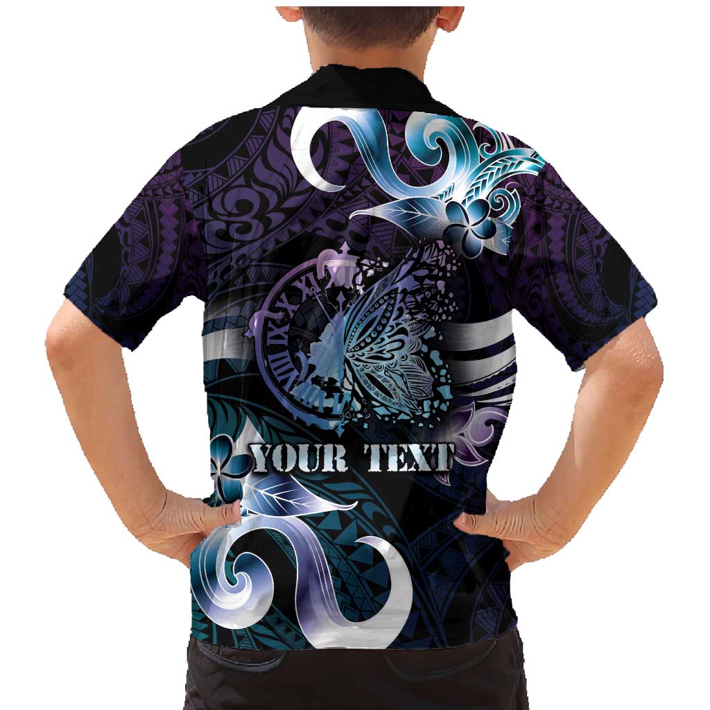 Personalised Polynesia Suicide Prevention Awareness Family Matching Mermaid Dress and Hawaiian Shirt No Story Should End Too Soon