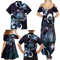 Personalised Polynesia Suicide Prevention Awareness Family Matching Summer Maxi Dress and Hawaiian Shirt No Story Should End Too Soon