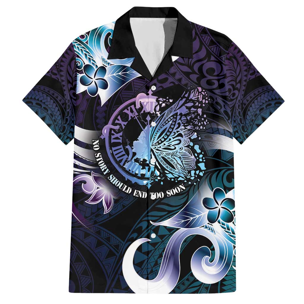 Personalised Polynesia Suicide Prevention Awareness Hawaiian Shirt No Story Should End Too Soon