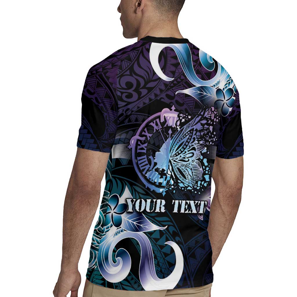 Personalised Polynesia Suicide Prevention Awareness Rugby Jersey No Story Should End Too Soon