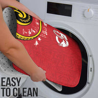 Papua New Guinea 50th Independence Anniversary Bathroom Set Special Style Red Version - Polynesian Pride