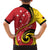 Papua New Guinea 50th Independence Anniversary Family Matching Tank Maxi Dress and Hawaiian Shirt Special Style Red Version - Polynesian Pride