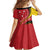 Papua New Guinea 50th Independence Anniversary Family Matching Tank Maxi Dress and Hawaiian Shirt Special Style Red Version - Polynesian Pride