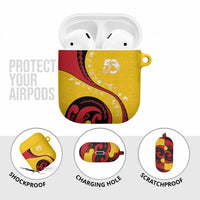 Papua New Guinea 50th Independence Anniversary AirPods Case Special Style Yellow Version - Polynesian Pride