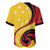 Papua New Guinea 50th Independence Anniversary Baseball Jersey Special Style Yellow Version - Polynesian Pride