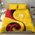 Papua New Guinea 50th Independence Anniversary Bedding Set Special Style Yellow Version - Polynesian Pride