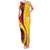 Papua New Guinea 50th Independence Anniversary Family Matching Tank Maxi Dress and Hawaiian Shirt Special Style Yellow Version - Polynesian Pride