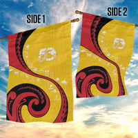 Papua New Guinea 50th Independence Anniversary Garden Flag Special Style Yellow Version - Polynesian Pride