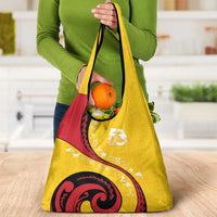 Papua New Guinea 50th Independence Anniversary Grocery Bag Special Style Yellow Version - Polynesian Pride