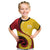 Papua New Guinea 50th Independence Anniversary Kid T Shirt Special Style Yellow Version - Polynesian Pride