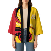 Papua New Guinea 50th Independence Anniversary Kimono Special Style Yellow Version - Polynesian Pride