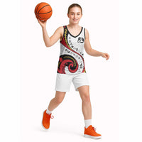 Papua New Guinea 50th Independence Anniversary Basketball Jersey Special Style White Version - Polynesian Pride