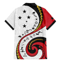 Papua New Guinea 50th Independence Anniversary Family Matching Mermaid Dress and Hawaiian Shirt Special Style White Version - Polynesian Pride