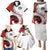 Papua New Guinea 50th Independence Anniversary Family Matching Puletasi and Hawaiian Shirt Special Style White Version - Polynesian Pride