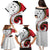 Papua New Guinea 50th Independence Anniversary Family Matching Puletasi and Hawaiian Shirt Special Style White Version - Polynesian Pride