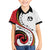 Papua New Guinea 50th Independence Anniversary Family Matching Short Sleeve Bodycon Dress and Hawaiian Shirt Special Style White Version - Polynesian Pride