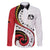 Papua New Guinea 50th Independence Anniversary Family Matching Tank Maxi Dress and Hawaiian Shirt Special Style White Version - Polynesian Pride