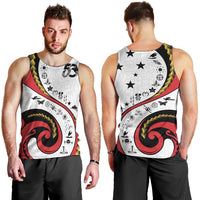 Papua New Guinea 50th Independence Anniversary Men Tank Top Special Style White Version - Polynesian Pride