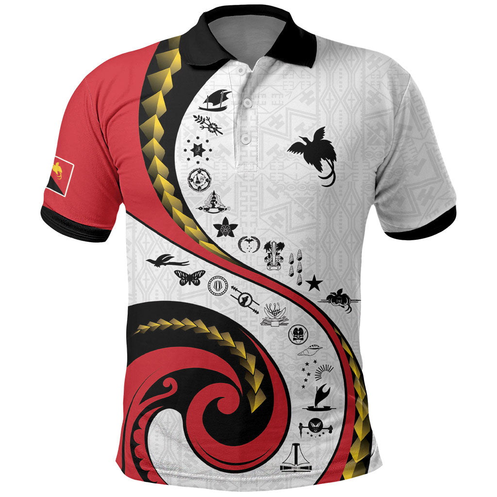Papua New Guinea Independence Polo Shirt Special Style White Version LT05 White - Polynesian Pride