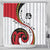 Papua New Guinea 50th Independence Anniversary Shower Curtain Special Style White Version - Polynesian Pride