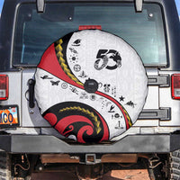 Papua New Guinea 50th Independence Anniversary Spare Tire Cover Special Style White Version - Polynesian Pride