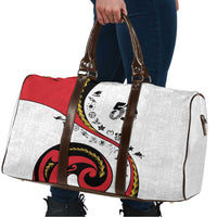 Papua New Guinea 50th Independence Anniversary Travel Bag Special Style White Version - Polynesian Pride