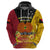 Personalized Papua New Guinea Independence Day Hoodie Bird Of Paradise With Polynesian Pattern LT05 - Polynesian Pride