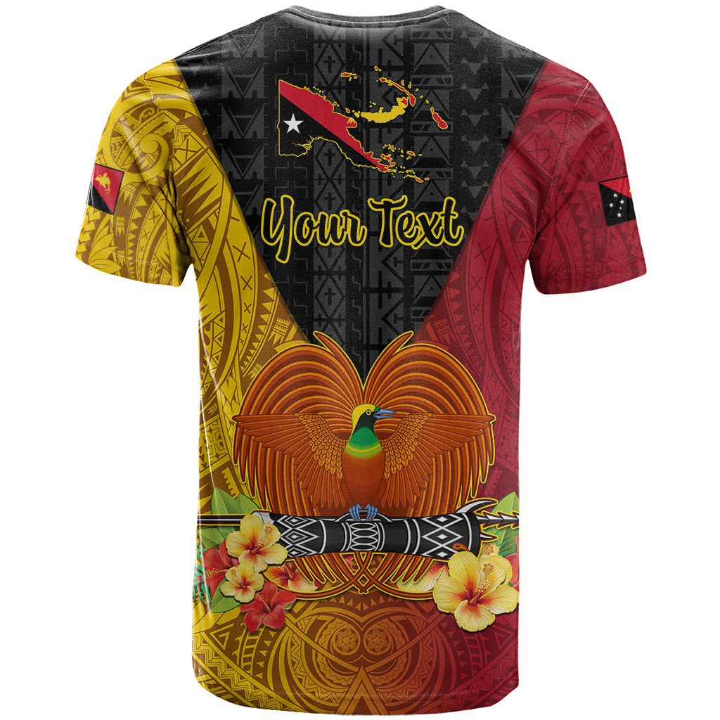 Personalized Papua New Guinea Independence Day T Shirt Bird Of Paradise With Polynesian Pattern LT05 - Polynesian Pride