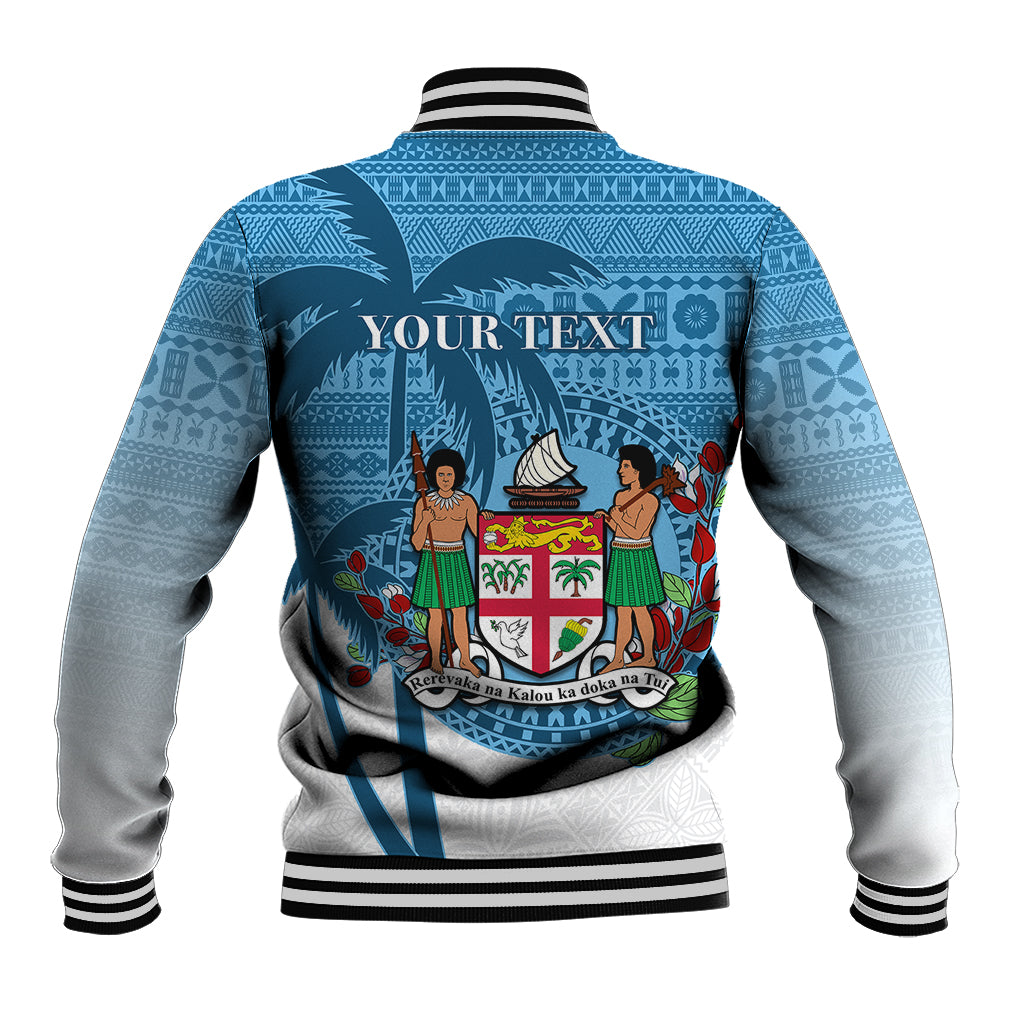 Personalized Fiji Baseball Jacket Coat Of Arms Tagimoucia With Fijian Tapa Pattern LT05 - Polynesian Pride