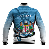 Personalized Fiji Baseball Jacket Coat Of Arms Tagimoucia With Fijian Tapa Pattern LT05 - Polynesian Pride