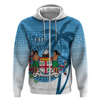 Personalized Fiji Hoodie Coat Of Arms Tagimoucia With Fijian Tapa Pattern LT05 - Polynesian Pride