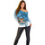 Personalized Fiji Off Shoulder Sweater Coat Of Arms Tagimoucia With Fijian Tapa Pattern LT05 - Polynesian Pride