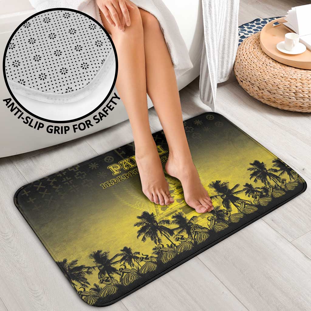 Palau Independence Day Bathroom Set Palauan Tattoo Pattern - Polynesian Pride