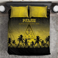 Palau Independence Day Bedding Set Palauan Tattoo Pattern - Polynesian Pride
