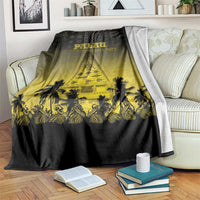 Palau Independence Day Blanket Palauan Tattoo Pattern - Polynesian Pride