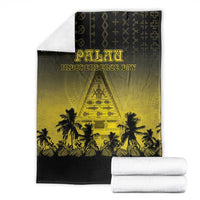 Palau Independence Day Blanket Palauan Tattoo Pattern - Polynesian Pride