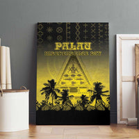 Palau Independence Day Canvas Wall Art Palauan Tattoo Pattern - Polynesian Pride