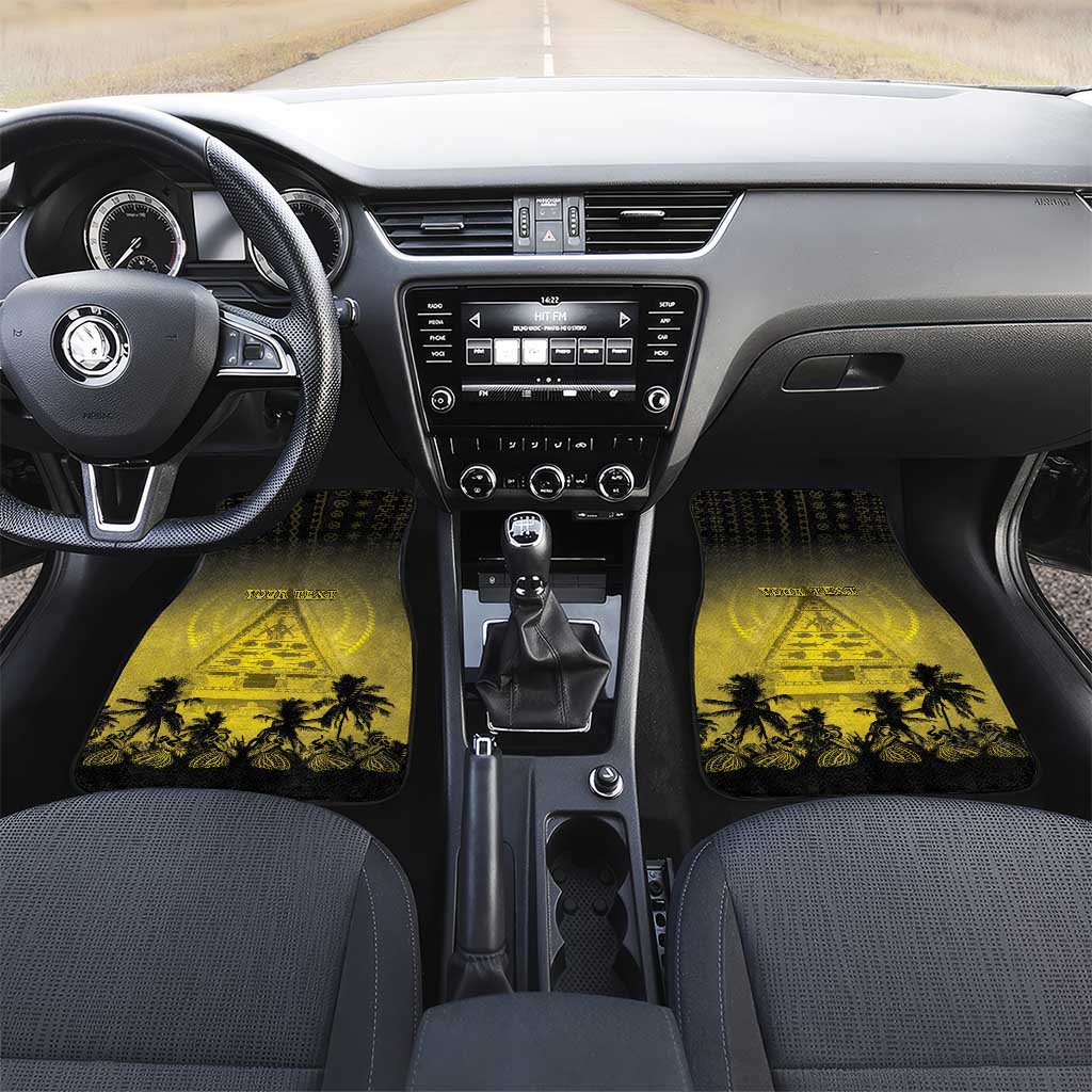 Palau Independence Day Car Mats Palauan Tattoo Pattern - Polynesian Pride
