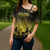 Personalised Palau Independence Day Cross Shoulder Shirt Palauan Tattoo Pattern - Polynesian Pride