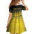 Personalised Palau Independence Day Family Matching Off Shoulder Maxi Dress and Hawaiian Shirt Palauan Tattoo Pattern - Polynesian Pride